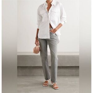 Goldsign The Relaxed Straight Button Fly Jeans Size 28